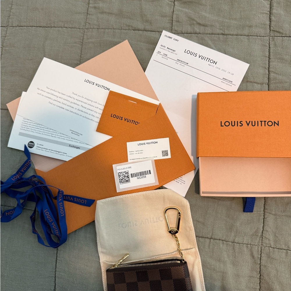 Louis Vuitton Damier Ebene Key Pouch